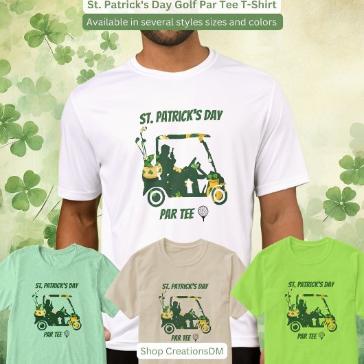 T-Shirt St. Patrick's Day Golf Par Tee
