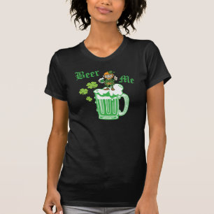 T-shirt St Patrick's Day Green Beer Me