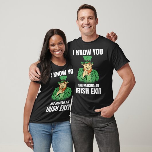 T-shirt St Patricks Day Irish Exit St Patricks (Unisexe)