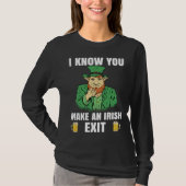 T-shirt St Patricks Day Irish Exit  St Patricks  2 (Devant)