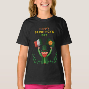 T-shirt St. Patricks Day Irlandais - Lucky Irish Shamrock