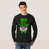 T-shirt St Patrick's Day Leprechaun Otter Shamrock Otter I (Devant entier)