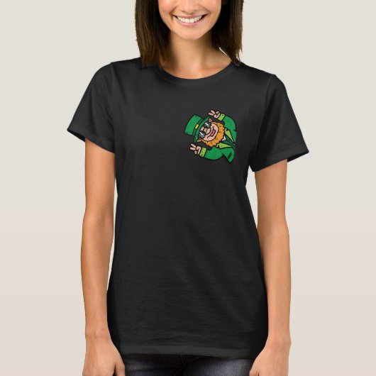 T-shirt St Patricks Day Leprechaun Pocket Saint Paddys Pat (Devant)