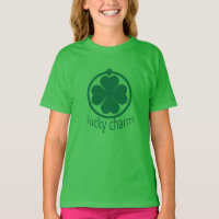 St. Patricks Day Lucky Charm Clover Girls