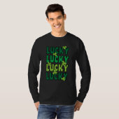 T-shirt St Patricks Day Lucky Saint Paddys Pattys Men Wome (Devant entier)