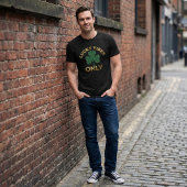 T-shirt St Patrick's Day Lucky Vibes Distressed Shamrock