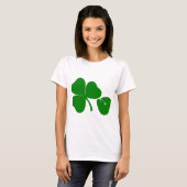 T-shirt St Patrick's Day Obtenez Lucky 3 et 1 feuille 4 (Devant entier)