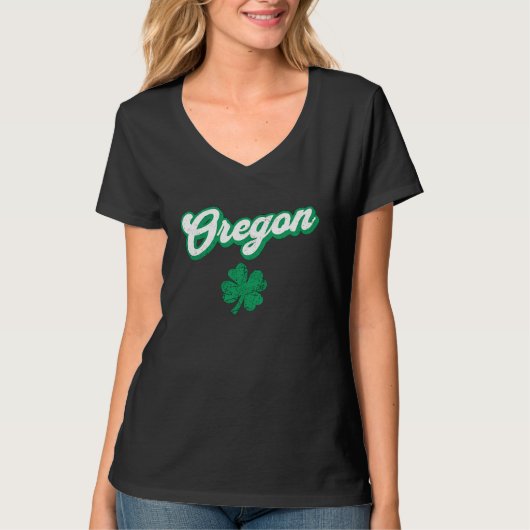 T-shirt St Patrick's Day Oregon (Devant)