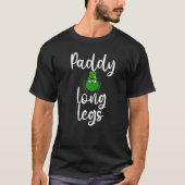 T-shirt St Patrick's Day Paddy Longues Jambes Araignée ver (Devant)