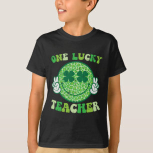 T-shirt St Patricks Day Prof Enseignant Chanceux Sourire P