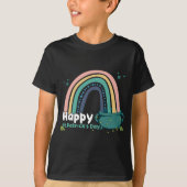 T-shirt St.Patricks Day Rainbow Lucky Shamrocks et pot de (Devant)
