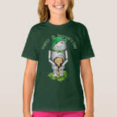 T-shirt St Patrick's Day Robo-x9 With Pot of Gold (Devant)