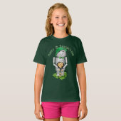T-shirt St Patrick's Day Robo-x9 With Pot of Gold (Devant entier)
