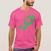 T-shirt St Patrick'S Day Shamrock Vert Plongée Plongée Plo (Devant)