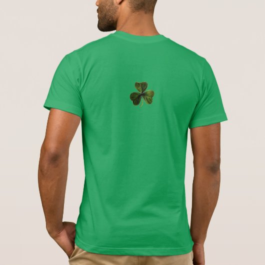 T-SHIRT ST.PATRICK'S DAY SHAMROCKS VERTS ET TRINITÉ (Dos)