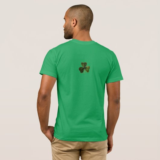 T-SHIRT ST.PATRICK'S DAY SHAMROCKS VERTS ET TRINITÉ (Dos entier)