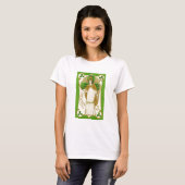 T-SHIRT ST.PATRICK'S DAY SHAMROCKS VERTS ET TRINITÉ (Devant entier)