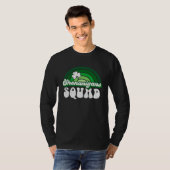 T-shirt St Patricks Day Shenanigans Squad Groovy Style Iri (Devant entier)