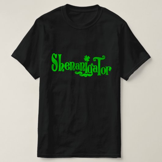 T-shirt St. Patrick's Day Shenanigator (Design devant)