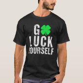T-shirt St Patrick's Day Smudge Clover - Smudge The Cats E (Devant)