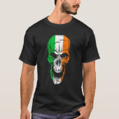 T-shirt St Patricks Day To Saint Paddy's Skull Flag Irelan (Devant)