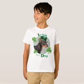 T-shirt St. Patrick's Day Toy Manchester Terrier (Devant entier)