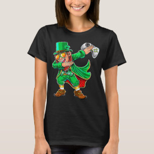 T-shirt St Patrick's Day Video Game Dabbing Leprechaun Gam