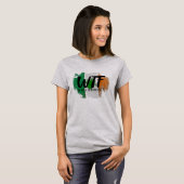T-shirt St. Patrick's Day Wee Bit Irish WTF Chemise (Devant entier)