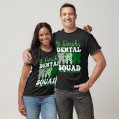 T-shirt St Patrick's Dental Squad Leopard Tooth Pour Denti (Unisexe)