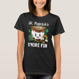 T-shirt St Patrick's Est S'more Amusant Irish Camping Camp