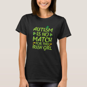 T-shirt St Patricks Quatre Feuilles C Fleur Bleue Sensibil
