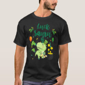 T-shirt St Patricku2019s Rex Lucky Saurus Dinosaur St Pat (Devant)