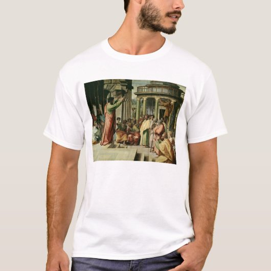T-shirt St Paul prêchant à Athènes (bande dessinée pour le (Devant)