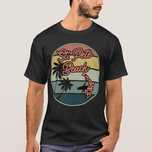 T-shirt St. Pete Beach, Floride (Devant)