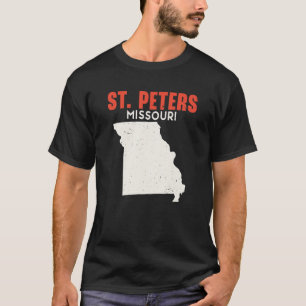 T-shirt St Peters Missouri USA State America Travel Misso