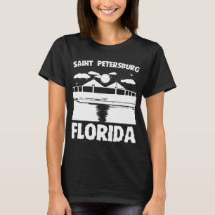 T-shirt St Petersbourg, la Floride - conception de pont de