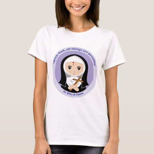 T-shirt St Rita de Cascia (Devant)