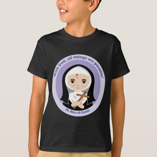 T-shirt St Rita de Cascia (Devant)