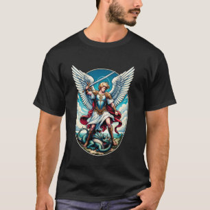 T-shirt St Saint Michel l'Archange catholique Ange de la G