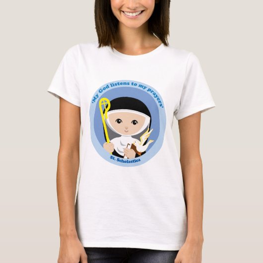 T-shirt St Scholastica (Devant)