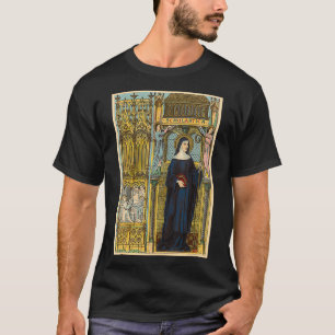 T-shirt St Scholastica bénédictin Saints catholiques bénéd
