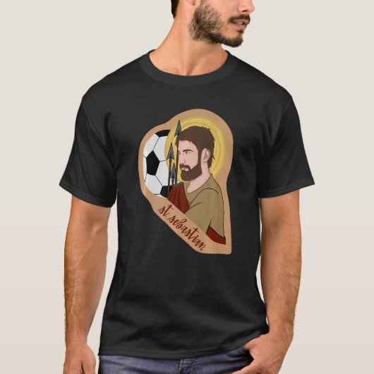 T-shirt St Sebastian Archer Archer Patron catholique Saint (Devant)