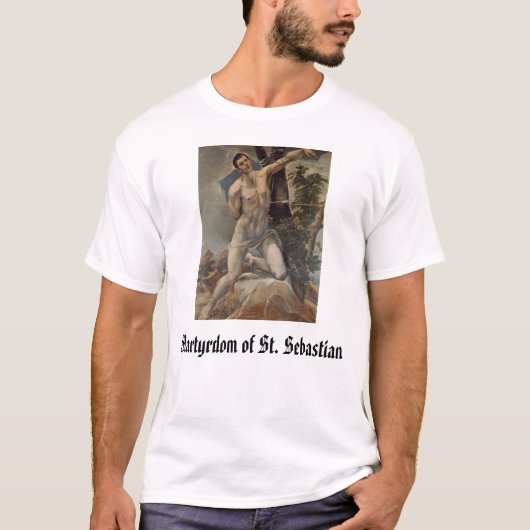 T-shirt St SebastiAn, martyre de St SebastiAn (Devant)