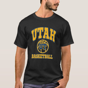T-shirt Sta De Design Sportif De L'Utah Basketball Style J