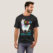 T-shirt Staar No Prob Llama Test Day Teacher Exam Testing  (Devant entier)