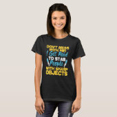 T-shirt Stab Personnes avec objets Sharp Phlebotomist Phle (Devant entier)