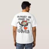 T-shirt Stabby vous aime (Dos entier)