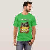 T-shirt stable thats for horses badass skeleton retro (Devant entier)