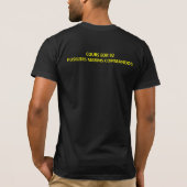 T-shirt STAC EOR92 a équipé T de "Cours EOR 92" panneau (Dos)