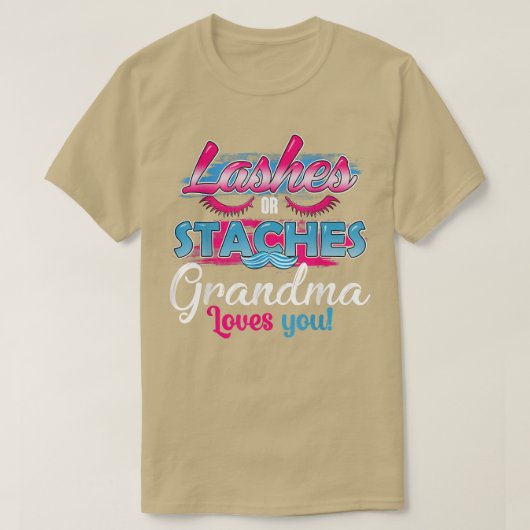 T-shirt Staches ou coups de fouet Grand-mère t'aime mieux  (Design devant)
